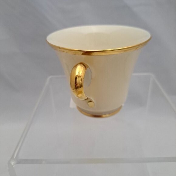 Lenox Eternal Pattern Coffee Cup Gold Trim Ceramic USA Replacement - Picture 4 of 13